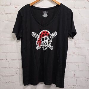5th & Ocean Pittsburgh Pirate Tee Shirt Womens Size Large